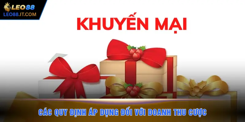 Các quy định áp dụng đối với doanh thu cược