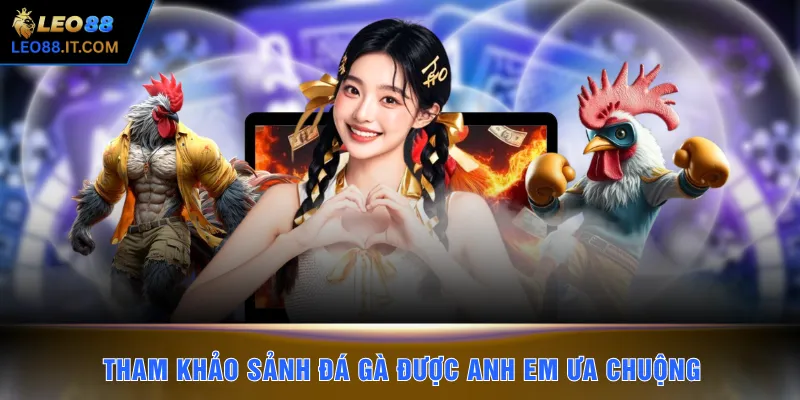 Tham khảo sảnh đá gà được anh em ưa chuộng